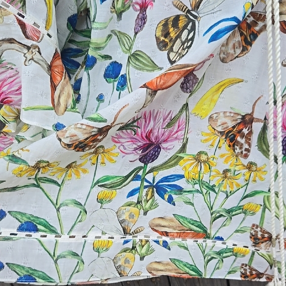 Tryb 212 By Anthropologie Flora & Fauna Blouse - Picture 5 of 8